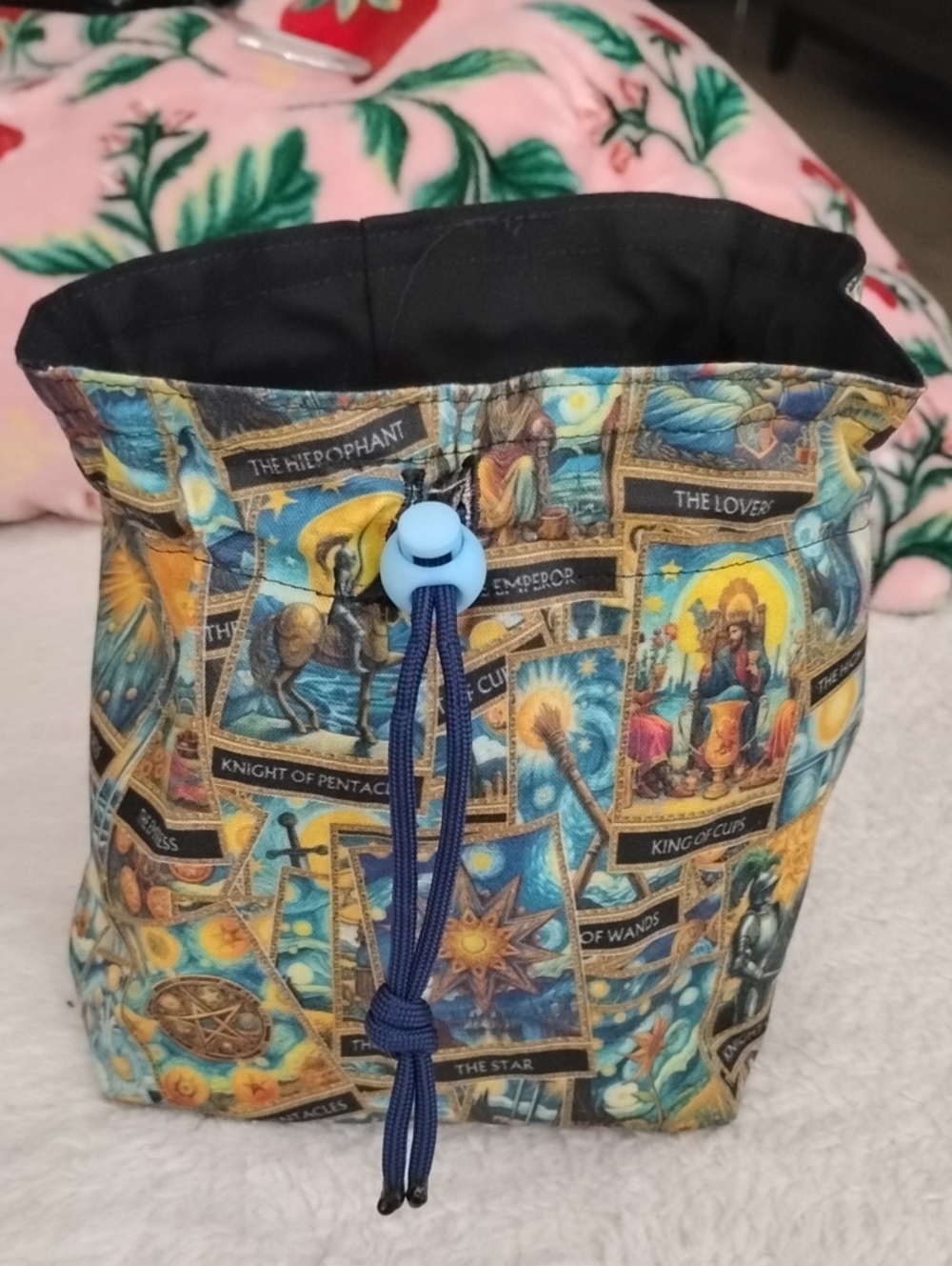Tarot Card Print Mini Bag in Multi-Color